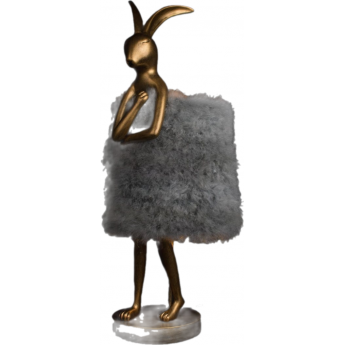 Настольная лампа LOFT IT LAPINE 10315/B Grey fluff Настольная лампа LOFT IT LAPINE 10315/B Grey fluff