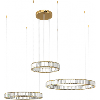 Подвесной светильник LOFT IT CRYSTAL RING GOLD 10135/3 Подвесной светильник LOFT IT CRYSTAL RING GOLD 10135/3